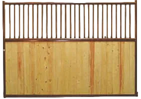 Original Horse Stalls - 12' Vertical Rail Divider (HiQual)