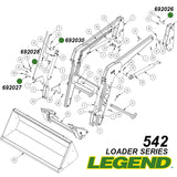 542 Legend Loader Pivot Pin Diagram