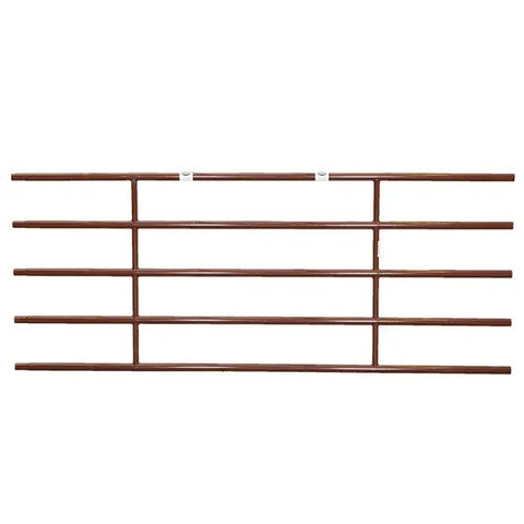 Brown 10 foot Sioux Steel Fence Panels