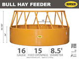 15 Feed Opening Hay Feeder