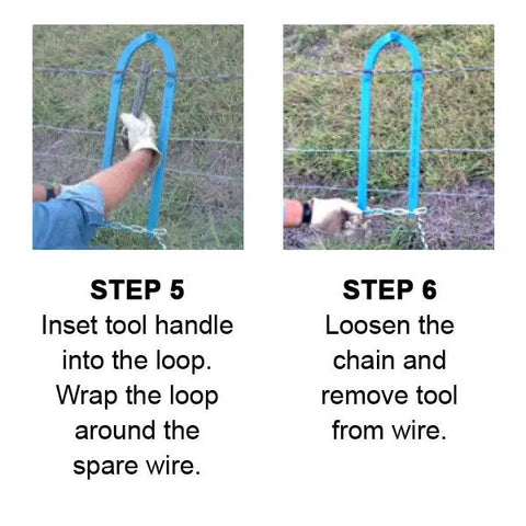 Fence Fixer works with Barbed and Electric Fences