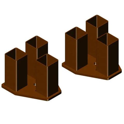 Square 3 Way Connectors (HiQual) Sioux Steel Livestock