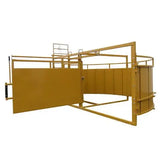 Cornerless Crowding Tub for Working Cattle