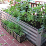 Rustic Metal Garden Bed for Vegetables