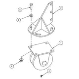 Paddle Sweep Roller Wheel Description Parts K702692