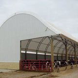 Livestock Building with Red Guardian Gate