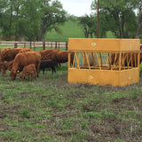 Feed Cattle with Square Hay Max Feeder
