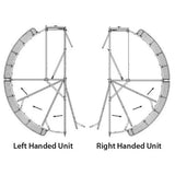 Right and Left Handed Tub Configurations